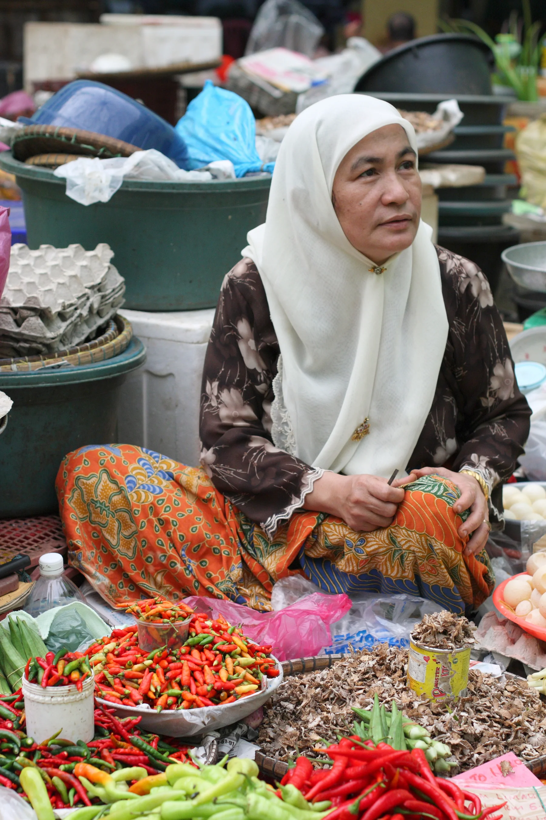 Peniaga wanita di Pasar Siti Khadijah